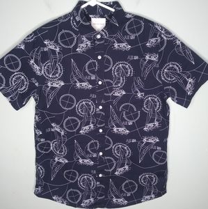 American Eagle Short Sleeve Button Front Shirt